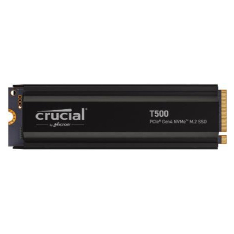 Crucial SSD|CRUCIAL|T500|4TB|M.2|PCIe Gen4|NVMe|3D NAND|Write speed 6900 MBytes/sec|Read speed 7000 MBytes/sec|TBW 2400 TB|CT4000T500SSD5