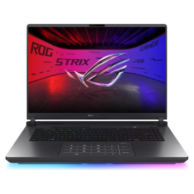 Asus Notebook|ASUS|ROG Strix|G16 (2025)|G615LW-S5075W|CPU  Core Ultra|U9-275HX|2700 MHz|16"|2560x1600|RAM 16GB|DDR5|5600 MHz|SSD 1TB|NVIDIA GeForce RTX 5080|16GB|ENG|Windows 11 Home|Eclipse Grey|2.65 kg|90NR0LG1-M002T0