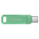 Sandisk Zibatmiņa SanDisk Ultra Dual Drive Go USB-A / USB Type-C 256GB Absinthe Green