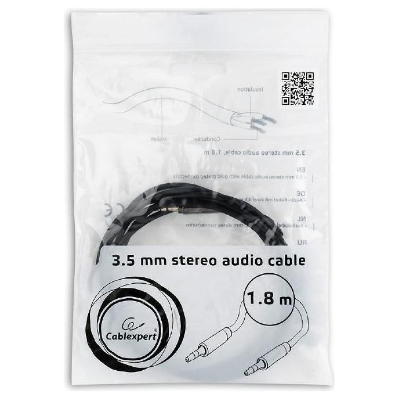 Gembird CABLE AUDIO 3.5MM 1.8M/CCAP-444-6 GEMBIRD