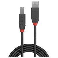Lindy CABLE USB2 A-B 2M/ANTHRA 36673 LINDY