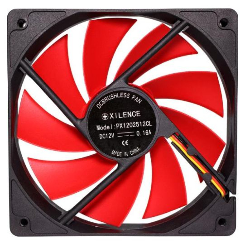 Xilence CASE FAN 120MM REDWING BIG4PIN/12V XF039 XILENCE