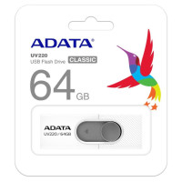 Adata MEMORY DRIVE FLASH USB2 64GB/WHITE AUV220-64G-RWHGY ADATA