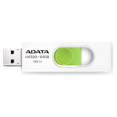 Adata MEMORY DRIVE FLASH USB3.1 64GB/WHITE AUV320-64G-RWHGN ADATA