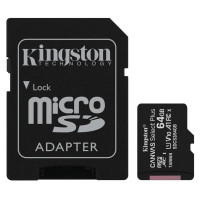 Kingston MEMORY MICRO SDXC 64GB UHS-I/W/ADAPTER SDCS2/64GB KINGSTON