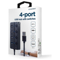Gembird I/O HUB USB3 4PORT/UHB-U3P1U2P3P-01 GEMBIRD