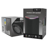 Gembird Portable Speaker|GEMBIRD|Black|Wireless|Bluetooth|SPK-BT-LED-08S