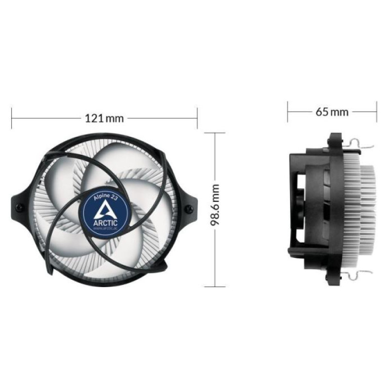 Arctic CPU COOLER SAM5/SAM4/ALPINE 23 ACALP00035A ARCTIC