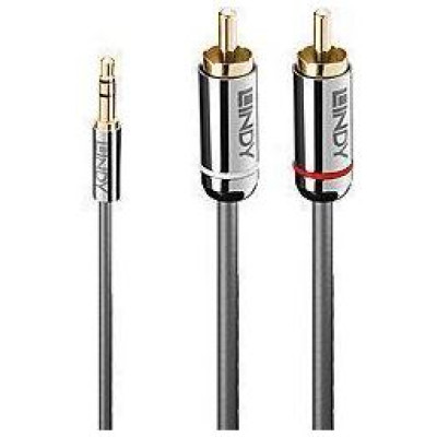 Lindy CABLE AUDIO 3.5MM TO PHONO 3M/35335 LINDY