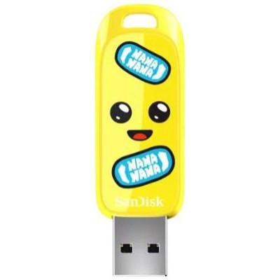 Sandisk USB 3.2,Ingot Type-A,130MB/s,Fortnite Peely Edition,4x6 Box with Windowr,Global