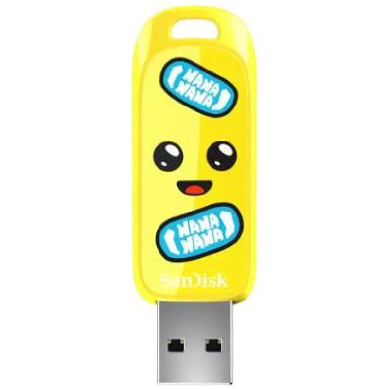 Sandisk USB 3.2,Ingot Type-A,130MB/s,Fortnite Peely Edition,4x6 Box with Windowr,Global