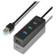 Axagon I/O HUB USB3.0 4PORT CHARGING/1.2M HUE-S2BL AXAGON