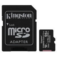 Kingston MEMORY MICRO SDXC 64GB UHS-I/3PACK SDCS2/64GB-3P1A KINGSTON
