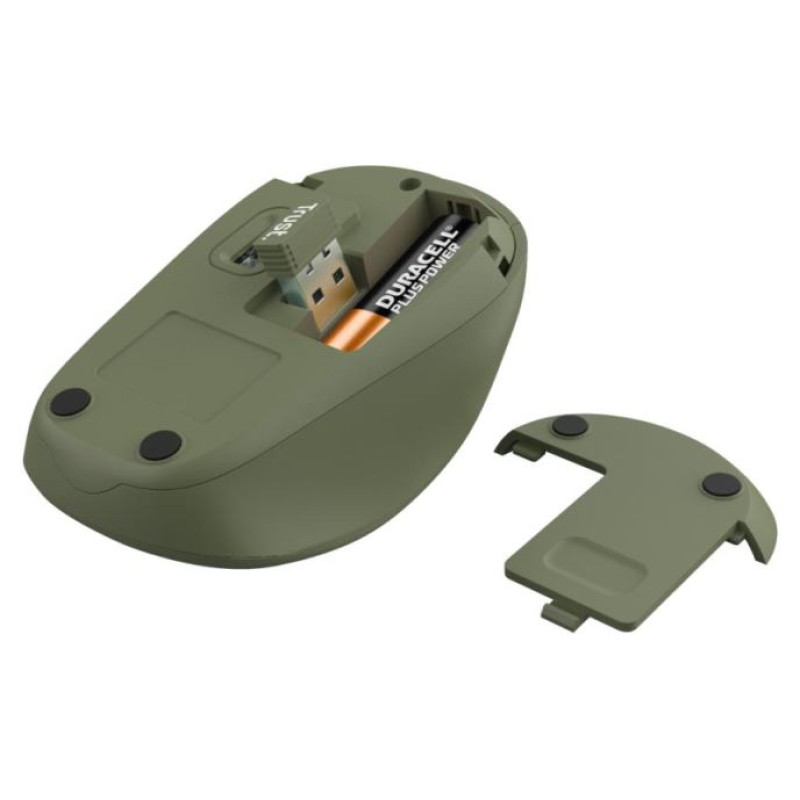 Trust MOUSE USB OPTICAL WRL YVI+/GREEN 24552 TRUST