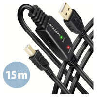 Axagon CABLE USB2.0 A-M/B-M ACTIVE/15M ADR-215B AXAGON
