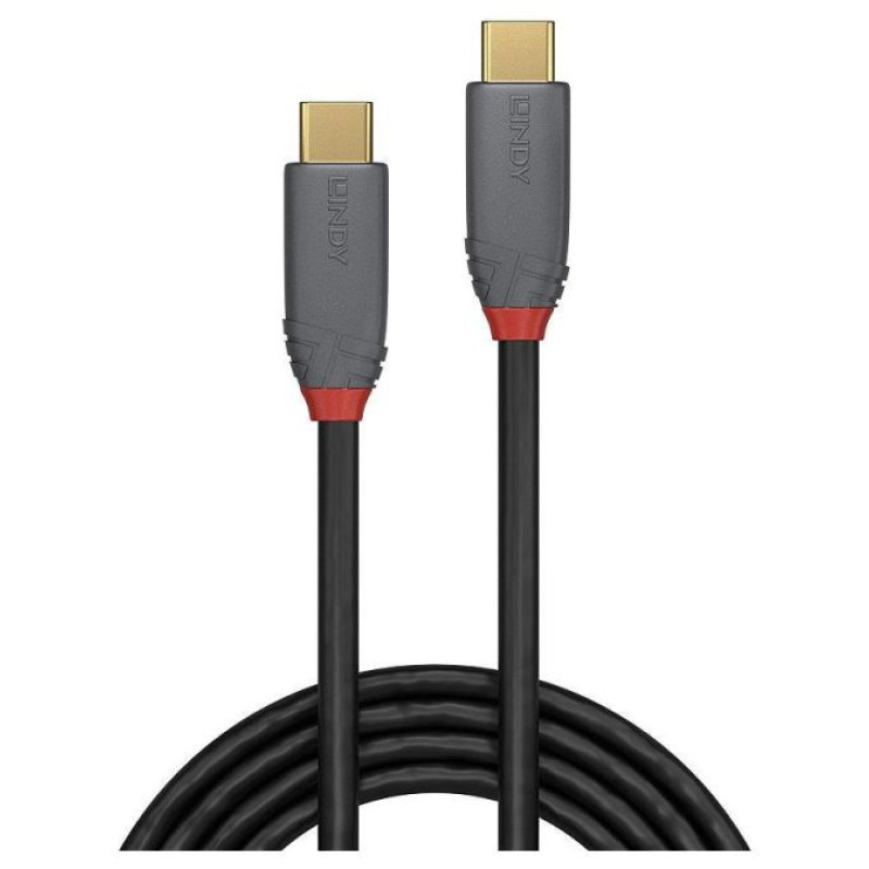 Lindy CABLE USB3.2 C-C 1M/ANTHRA 36901 LINDY