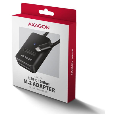 Axagon ADM2-CM USB-C 3.2 Gen2 - 1x NVMe/SATA SDD Adapter