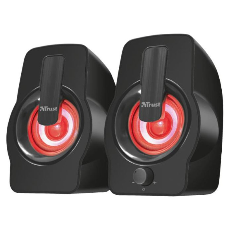 Trust Speaker|TRUST|Gemi RGB|P.M.P.O. 12 Watts|1xAudio-In|Black|22948