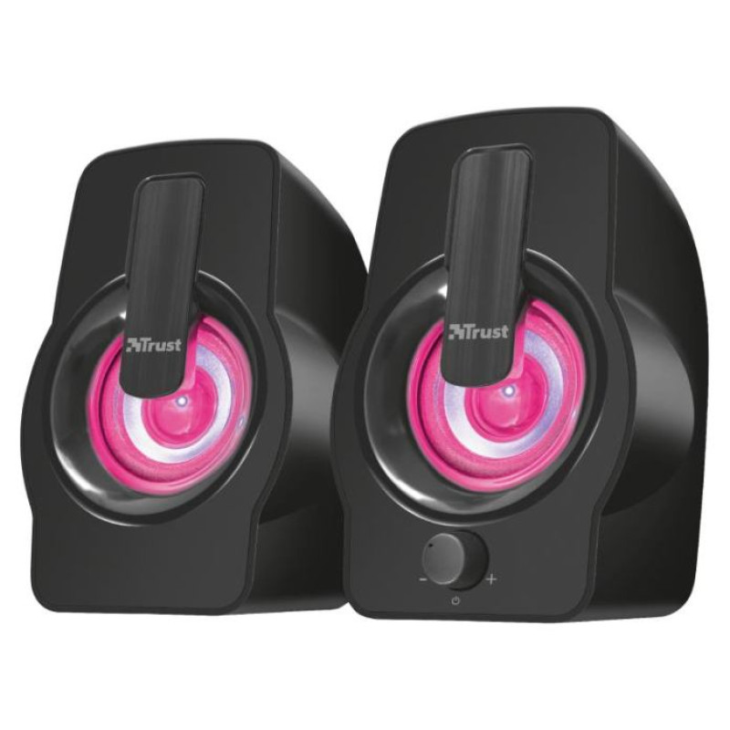 Trust Speaker|TRUST|Gemi RGB|P.M.P.O. 12 Watts|1xAudio-In|Black|22948