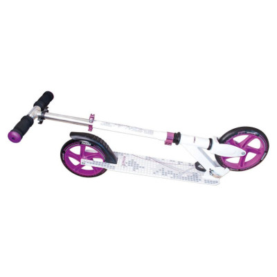 Muuwmi Aluminium Scooter skrejritenis 200 mm, balts/violets - AU 117
