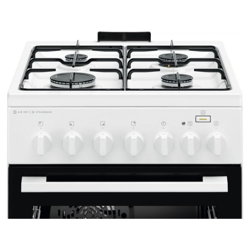 Electrolux gāzes plīts ar elektrisko cepe&scaron;krāsni, nerūso&scaron;a tērauda, 50cm - LKK560011W