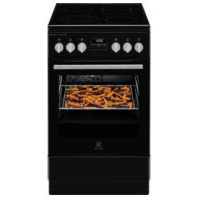 Electrolux elektriskā plīts ar elektrisko cepe&scaron;krāsni, melna - LKR564275K
