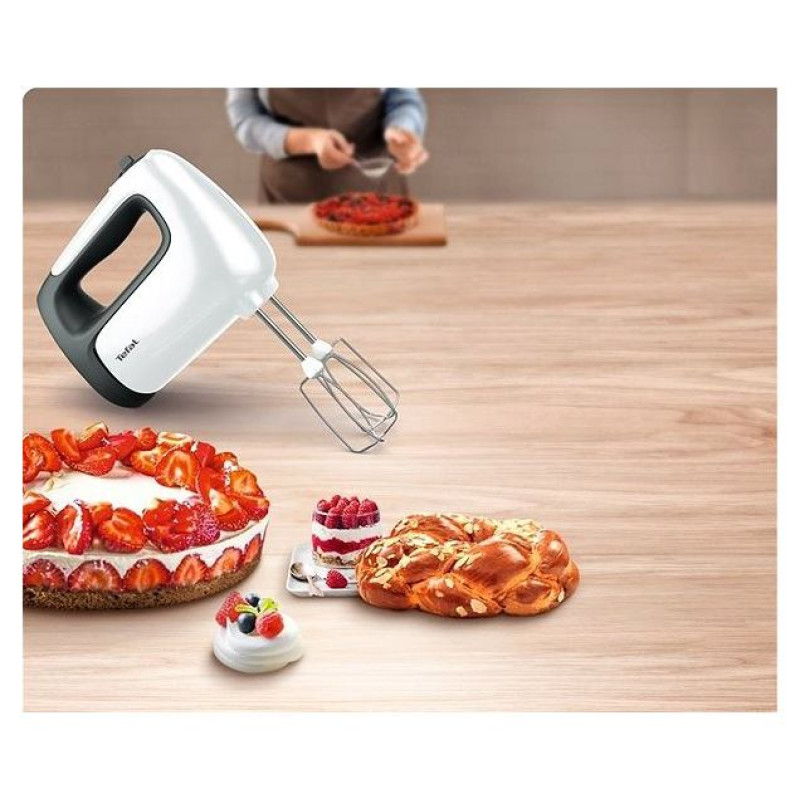 Tefal mikseris Prep'Mix+, 500W, balts/melns - HT460138