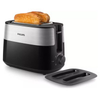 Philips Daily Collection Tosteris, 830 W (melns) - HD2517/90
