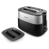 Philips Daily Collection Tosteris, 830 W (melns) - HD2517/90