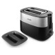 Philips Daily Collection Tosteris, 830 W (melns) - HD2517/90
