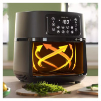 Philips karstā gaisa katls XXL, 2000W, melns - HD9285/93