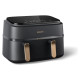 Philips 3000. sērijas karstā gaisa katls ar diviem groziem, 2750W, 9L - NA352/00