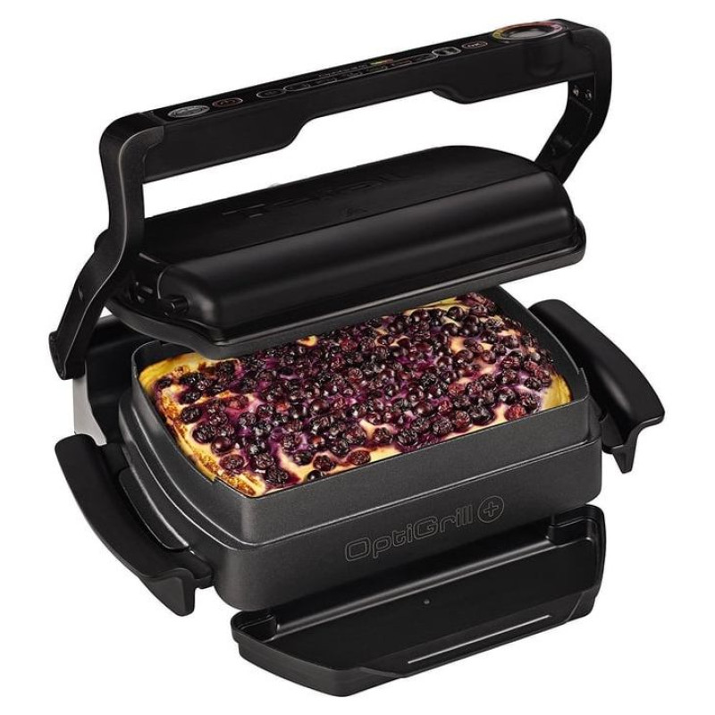 Tefal Grils OptiGrill+, 2000W, 600cm2, melns - GC714834