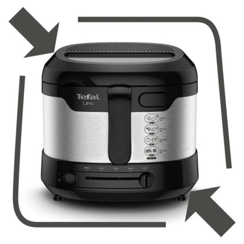 Tefal taukvāres katls, 1.8l, melns/ sudraba - FF215D