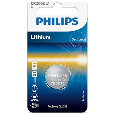 Philips Litija baterija 3V - CR2032/01B