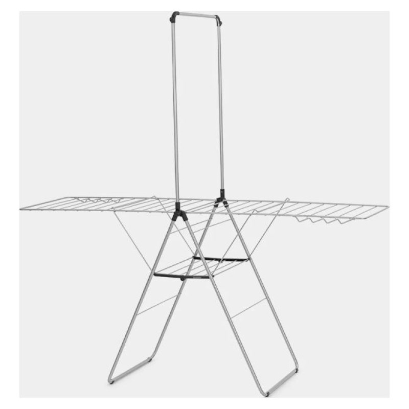 Brabantia HangOn veļas žāvētājs + pakaramais, 25m, Metallic Grey - 403545