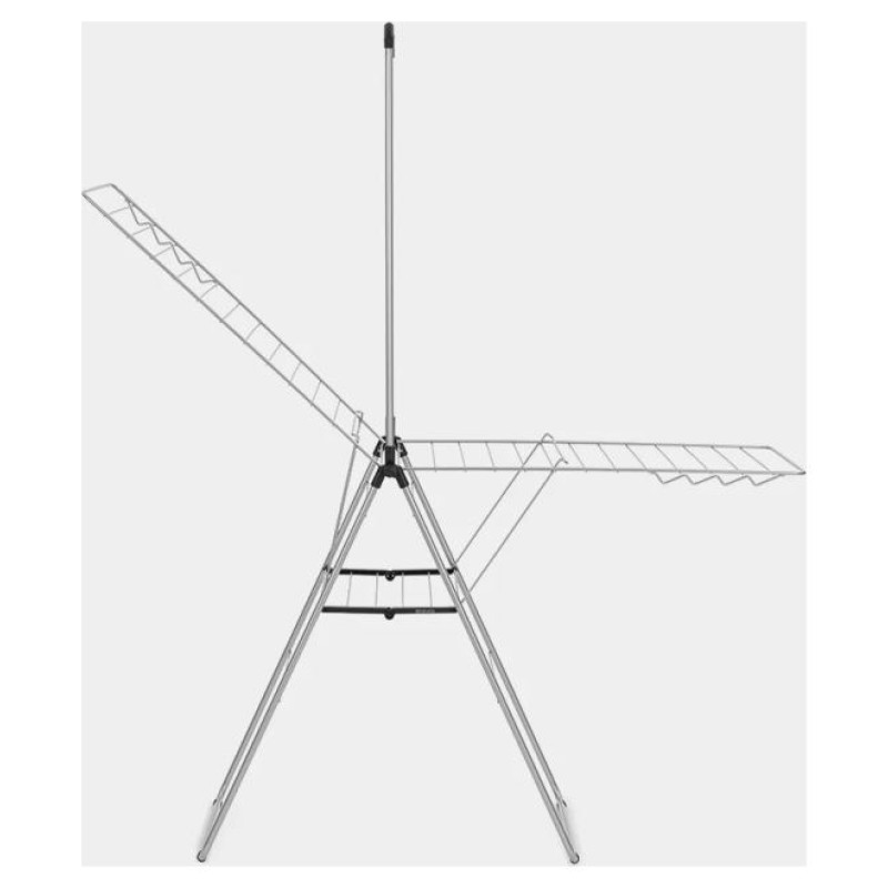 Brabantia HangOn veļas žāvētājs + pakaramais, 25m, Metallic Grey - 403545