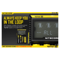 Nitecore BATTERY CHARGER 4-SLOT/D4 EU NITECORE