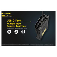 Nitecore BATTERY CHARGER 4-SLOT/UM4 NITECORE