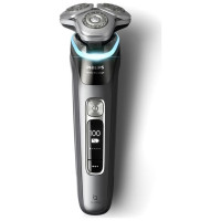 Philips i9000 Prestige Ultra Elektroskuveklis mitrai/sausai skūšanai (lādējams), Tumšs šīferis - XP9202/10