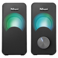 Trust Speaker|TRUST|Arys Compact RGB|Black|23120