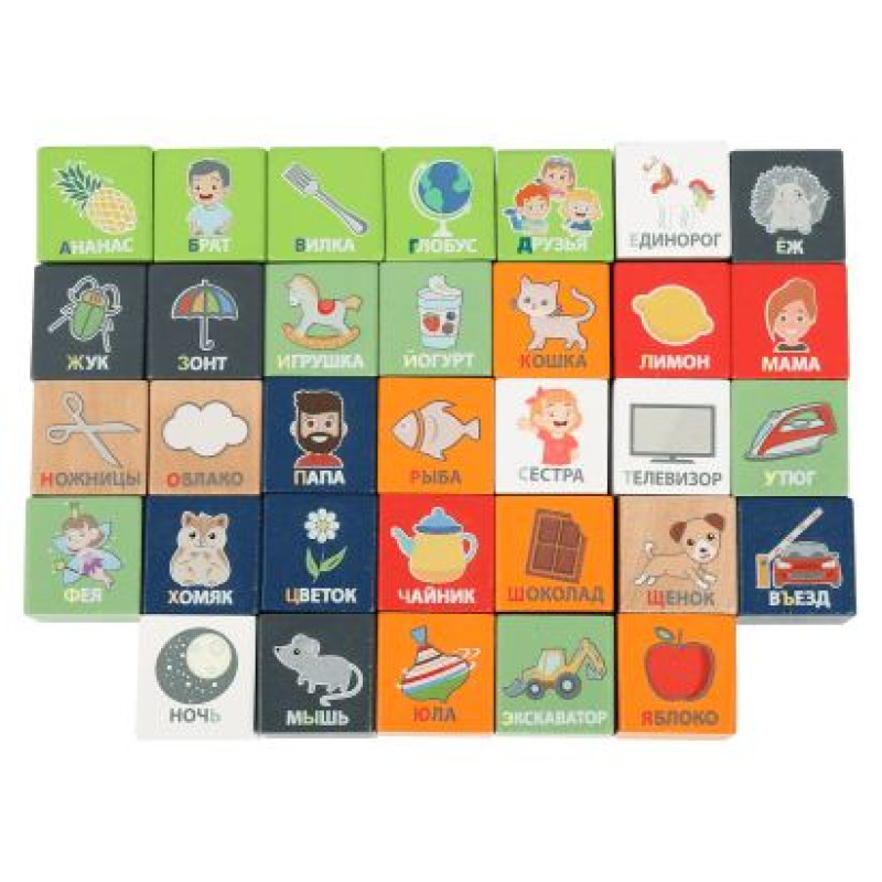 BO. koka klucī&scaron;i "Alfabēts un vārdi" (Krievu valodā)