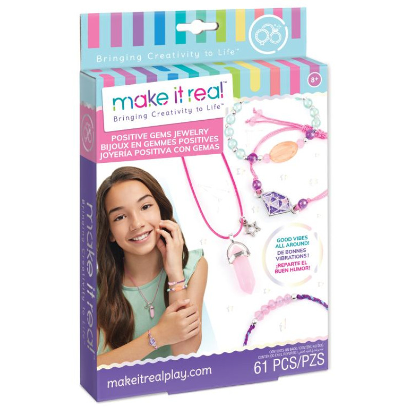 Make It Real DIY komplekts "Dārgakmeņu rotaslietas"