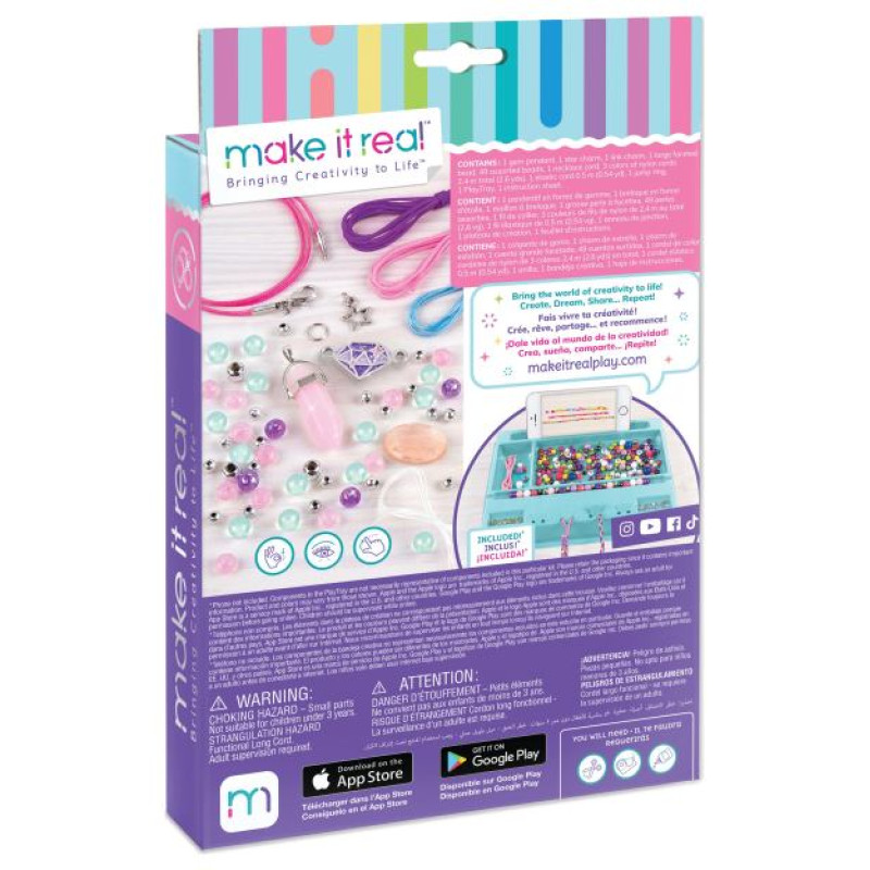 Make It Real DIY komplekts "Dārgakmeņu rotaslietas"