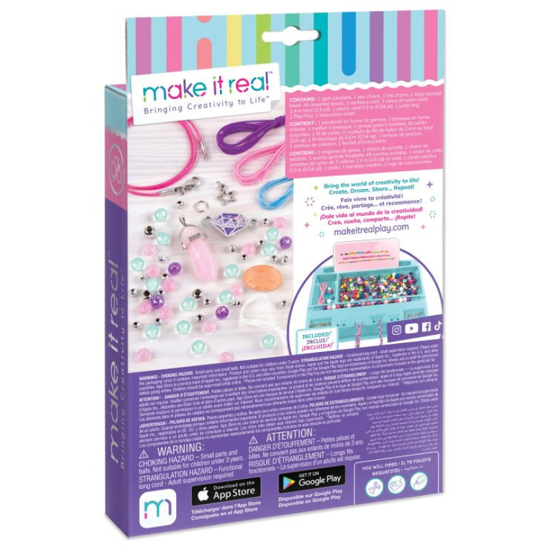 Make It Real DIY komplekts "Dārgakmeņu rotaslietas"