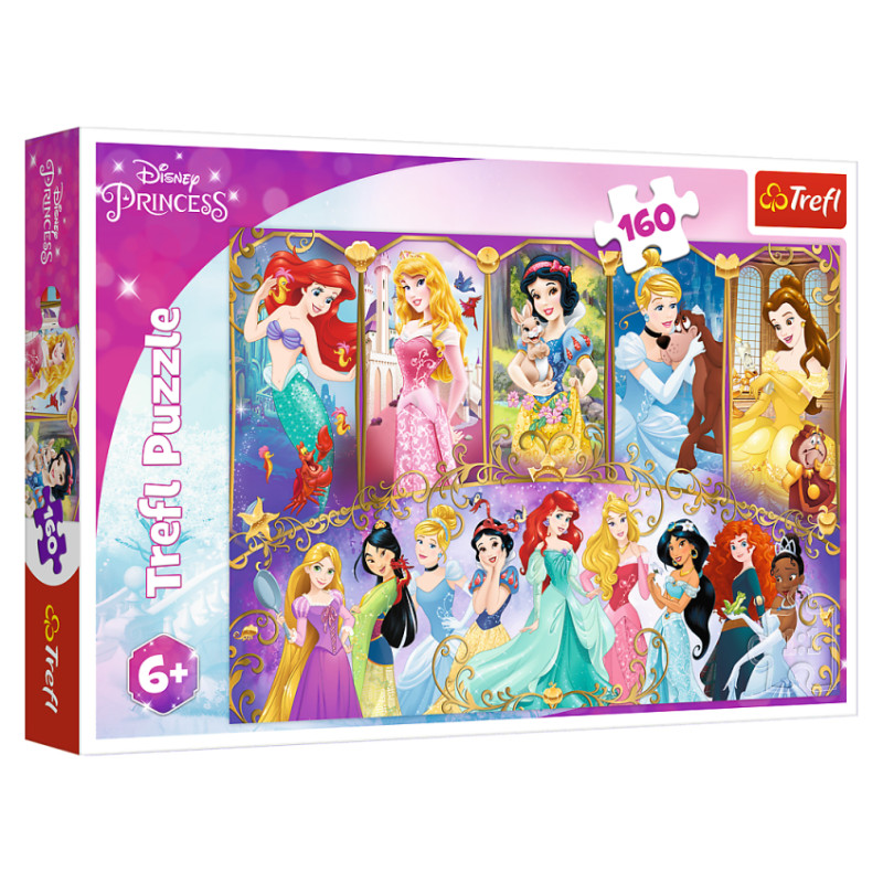 Trefl DISNEY PRINCESS Puzle Princeses, 160 gab.