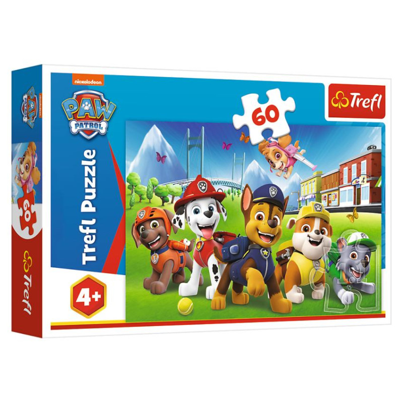 Trefl PAW PATROL Puzle Ķepu Patruļa, 60 gab.