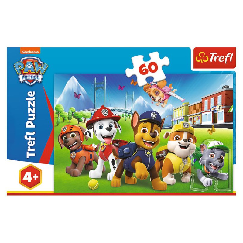 Trefl PAW PATROL Puzle Ķepu Patruļa, 60 gab.