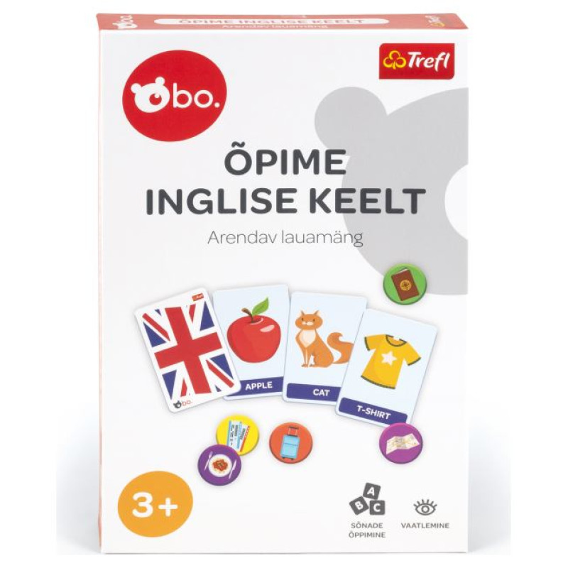 BO. Развивающая настольная игра "Учим английский" (на эстонском языке)