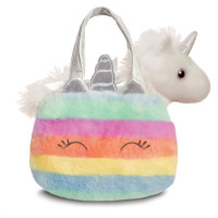Fancy Pals AURORA Fancy Pals plīša rotaļlieta Vienradzis somiņā, 20 cm